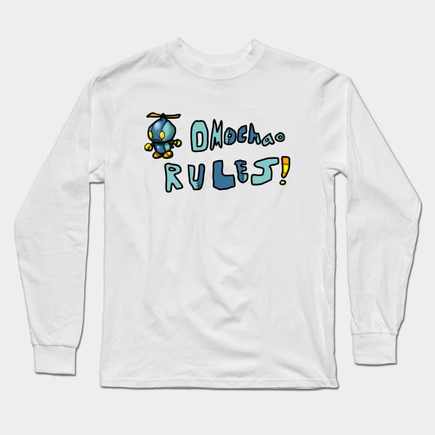 Omochao Rulej Long Sleeve T-Shirt by Fudepwee